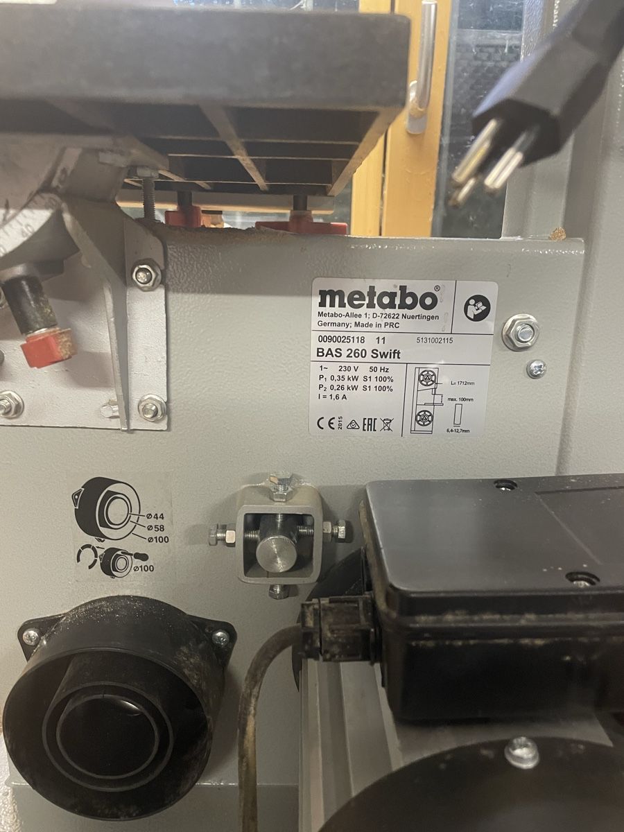 Metabo Sägen: Metabo BAS 260 Swift Bandsaw gebraucht  – Gebraucht aus Diegten von lau_7q9d 2