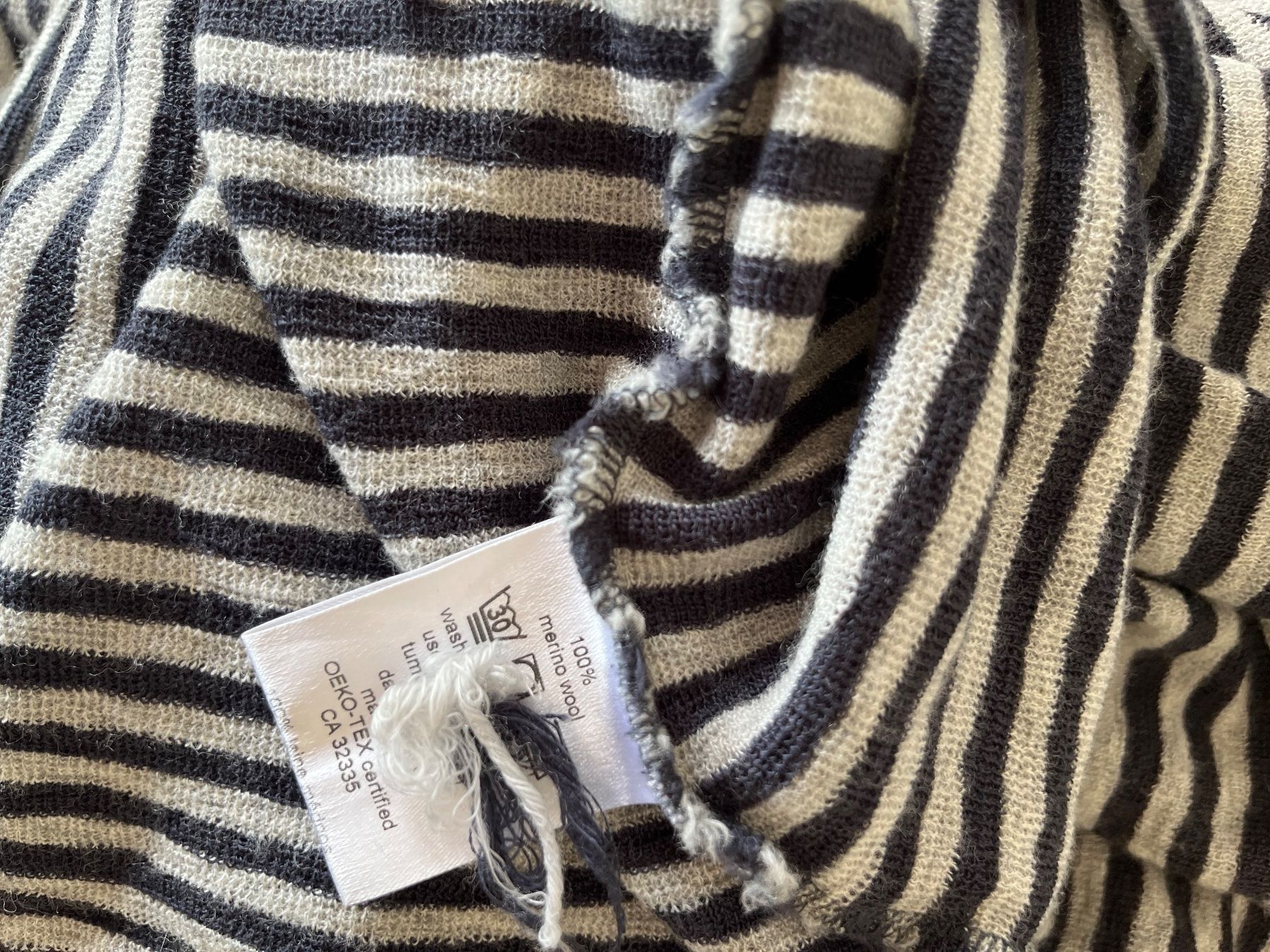Maglioni & Felpe: Merino Strick-Pullover von "By Basic" grau schwarz XS-M – Usato da Gümligen venduto da blackberrys 4