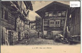 Une rue a Salvan - animee