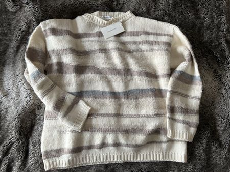 Fabiana Filippi Knit Sweater, Striped , EU Size M, New!