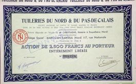 Tuileries du Nord & du Pas-de-Calais SA