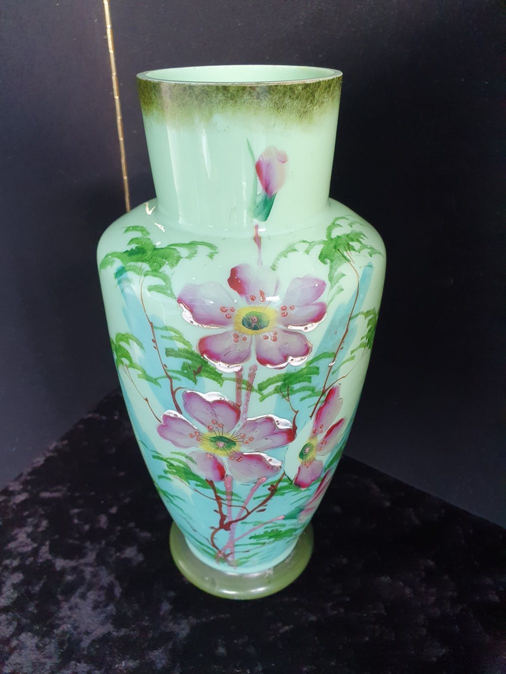 Vasi & Recipienti: Opalin Glasvase mit jap. Design – Usato da Reinach venduto da 3Guggerli 1