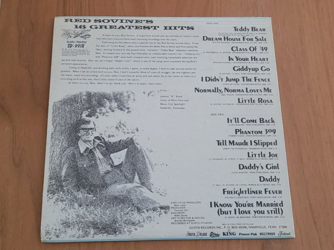 Vinyles: LP  Red Sovine – D'occasion à Martigny par MZ-67 1