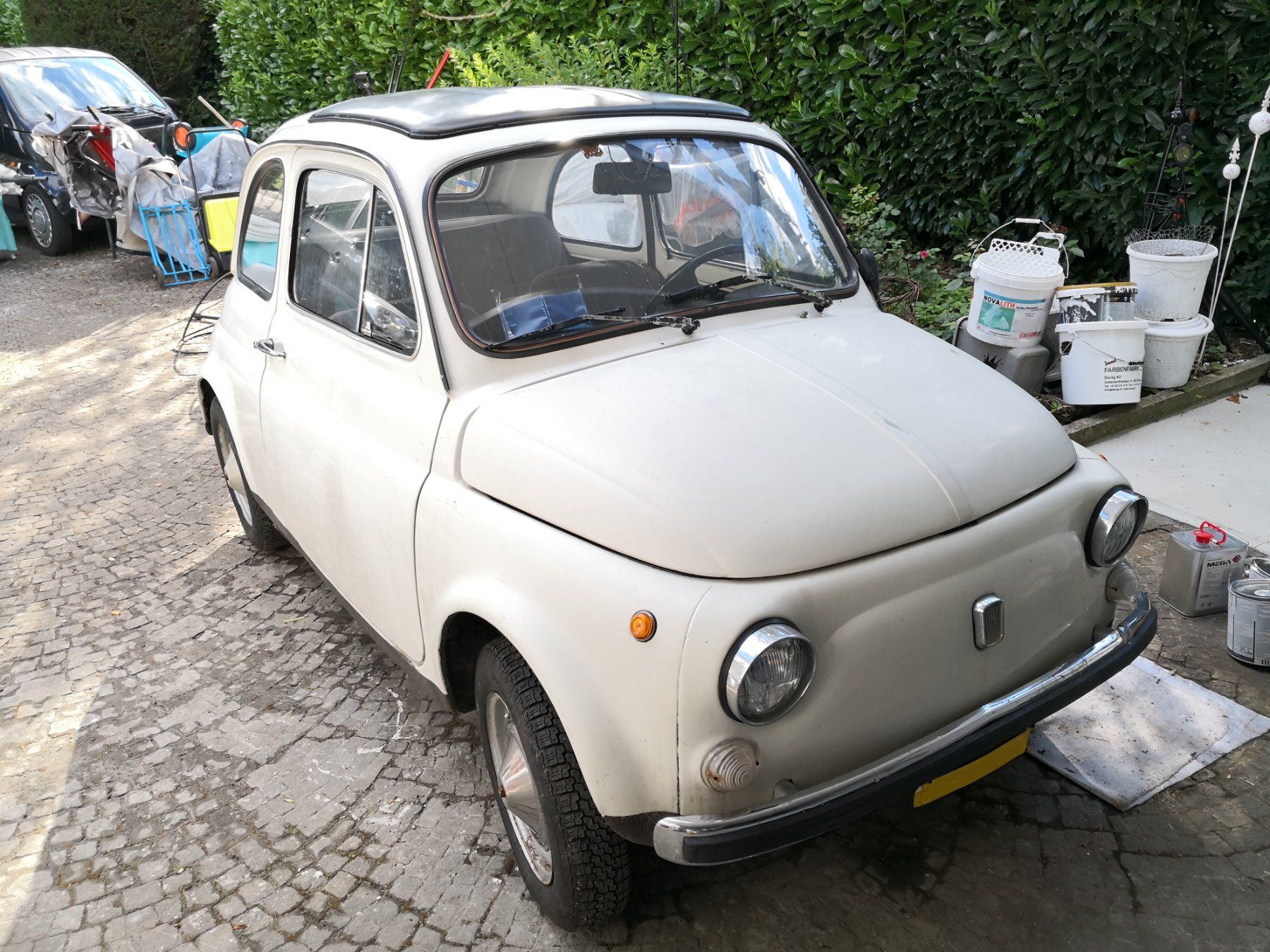 Fiat Automobili: 🤩FIAT 500 LIMOUSINE OLDTIMER WEISS – Usato da Olten venduto da Naja-Twins-Twins 1