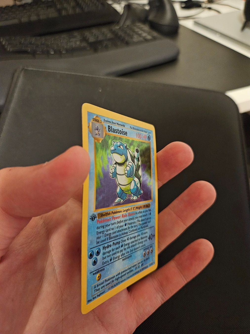 Pokémon Carte collezionabili: Pokemon Blastoise Turtok 1st Edition Shadowless Base Set ENG – Usato da Baar venduto da phi_6xdh 4