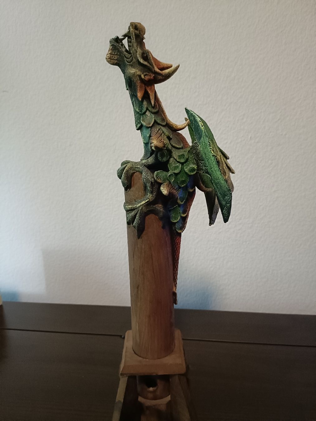 Alle Dekorationen: Drache Räucherstäbchenhalter, Holz, Unikat, Handarbeit – Gebraucht aus Schinznach Bad von knucker 2