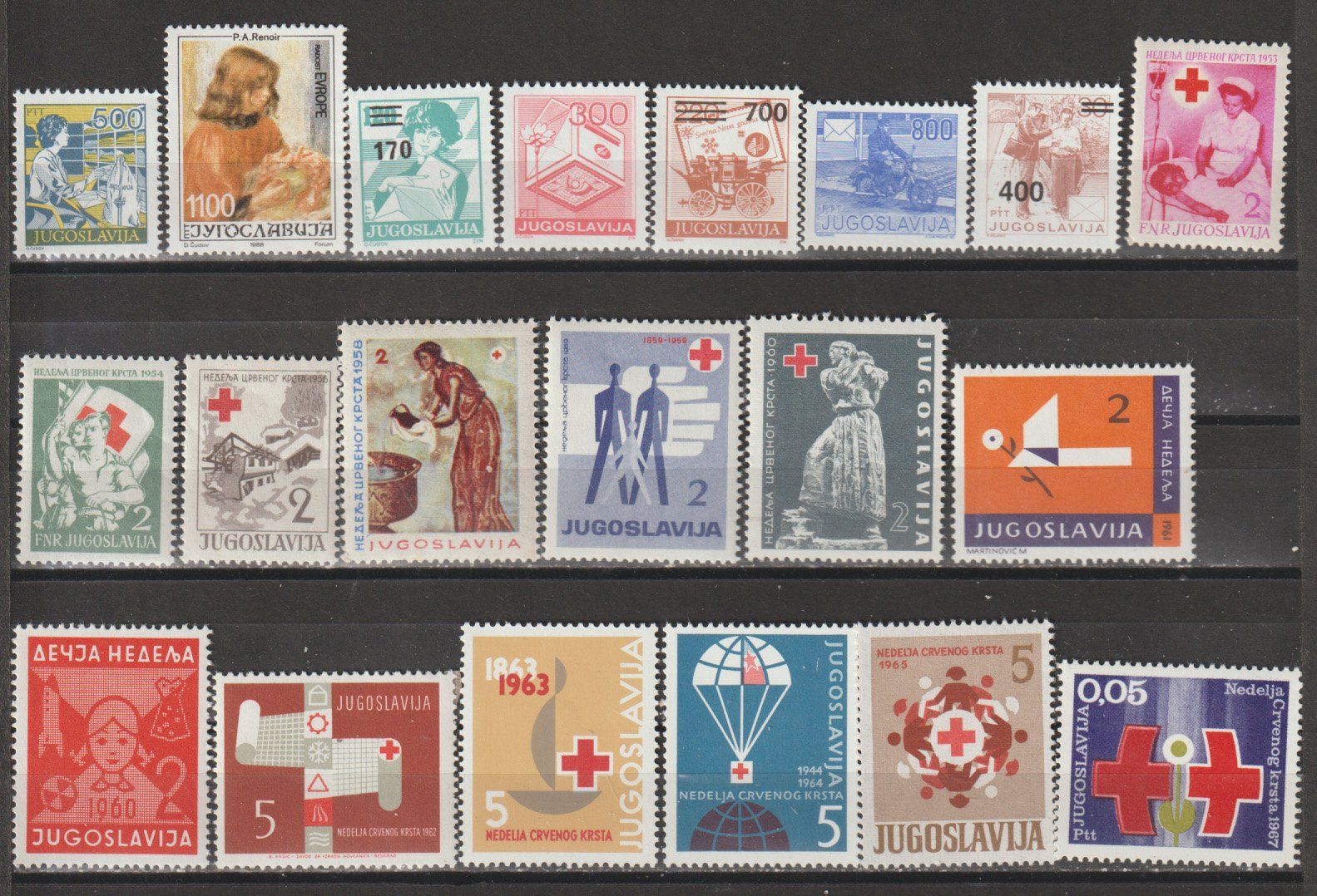 Alle Briefmarken: Yougoslavie 1985 Lot diverses – Neu und originalverpackt aus Crans-Montana von kira56 2