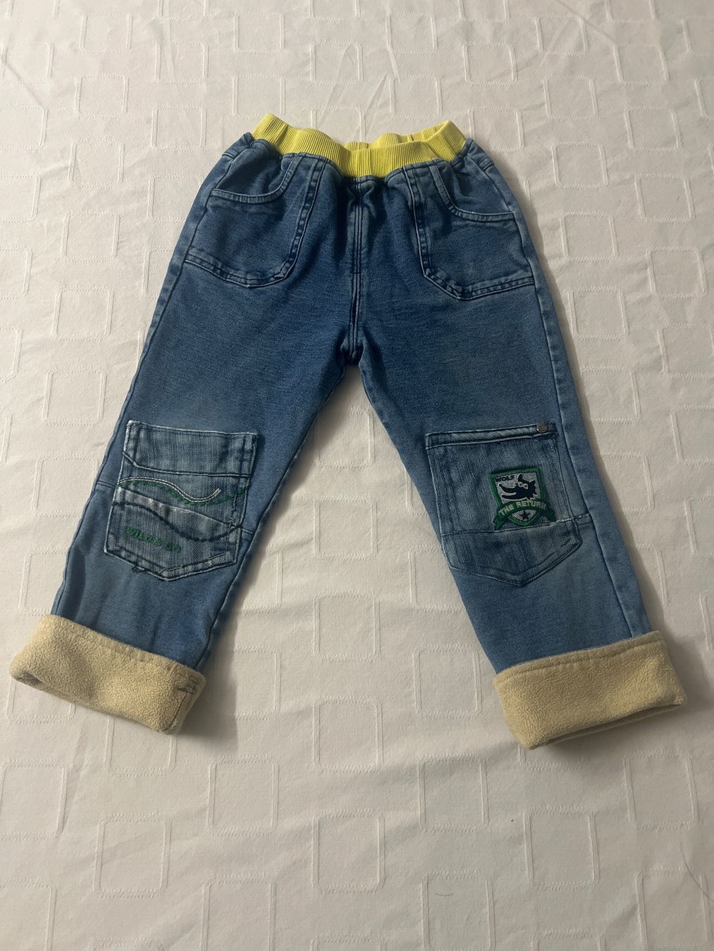 Pantaloni: 3x Jeans Hosen Kinder Gr. 98 – Usato da Basel venduto da friceberg2 1