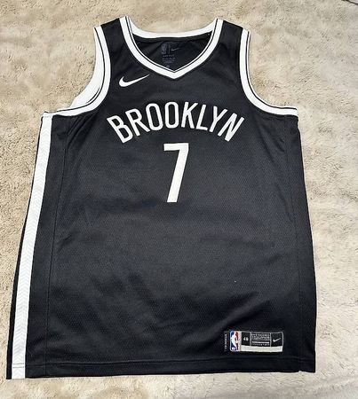 Nike Brooklyn Nets Trikot L Durant #7 schwarz - ORIGINAL