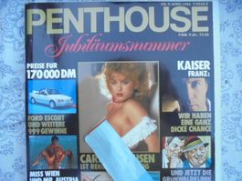 Sex Magazin Erotik PENTHOUSE Deutsch 1986Jubiläumsnummer Top