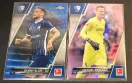 2x Topps Chrome Bundesliga 21/22 VfL Bochum Lot Numbered