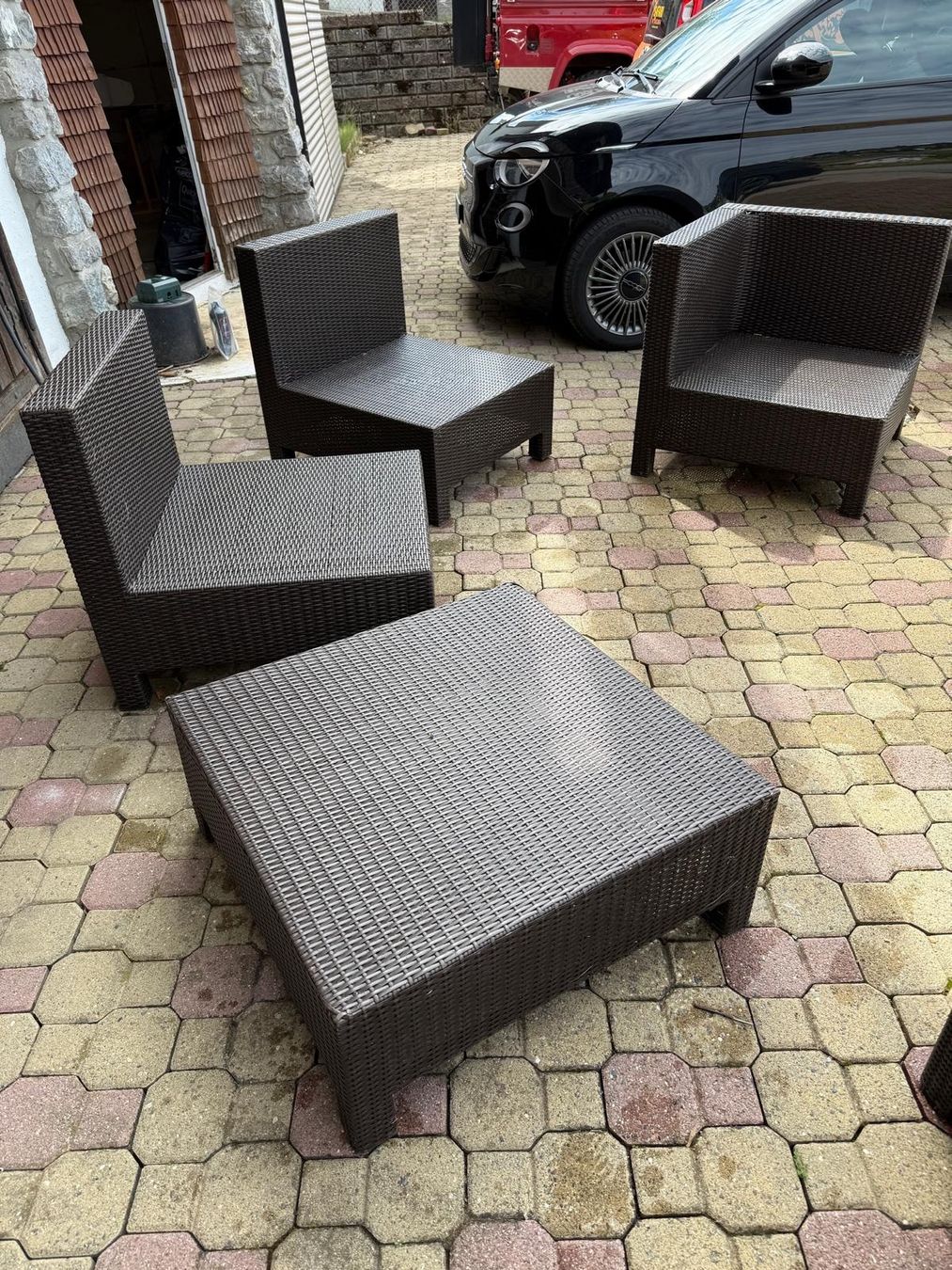 Sessel: Rattan Gartenmöbel – Gebraucht aus Plasselb von Egger6