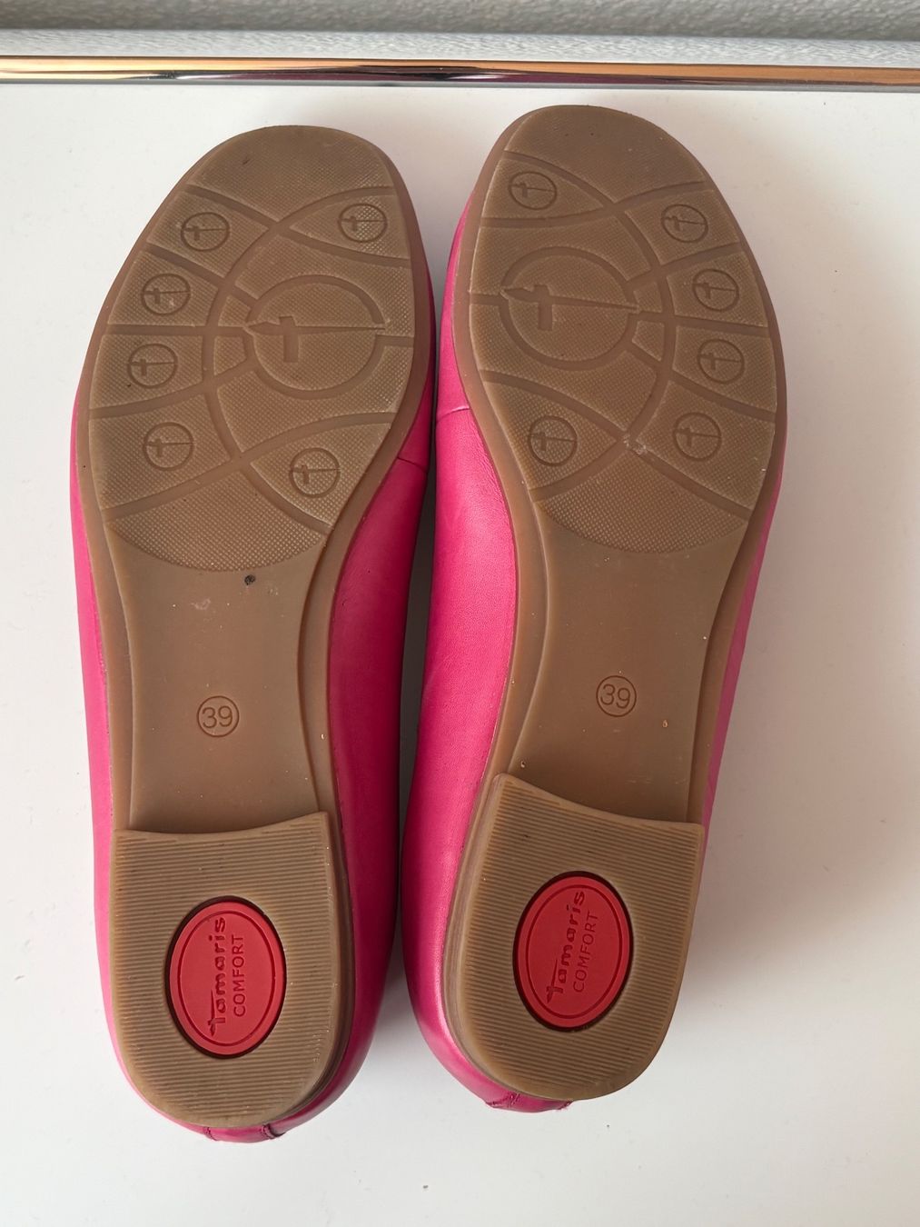 Tamaris Damenschuhe: Ballerina Tamaris pink – Gebraucht aus Hettlingen von memest 3