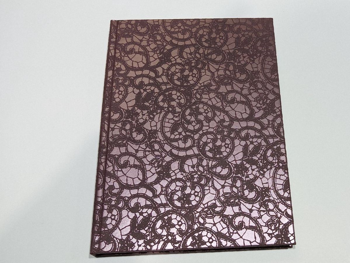 Schreibblöcke: Elegantes Hardcover- Notizbuch mit Spitzenmuster – Neu (gemäss Beschreibung) aus Wängi von Ladys_First