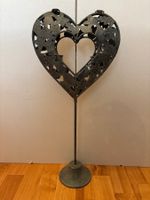 Vintage Metall Herz Kerzenständer für romantische Stunden!