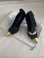 Guess Pumps Gr. 38 Schwarz mit Gold
