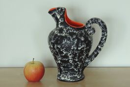 Pichet Vallauris, céramique fat lava, 1 litre, années 1950