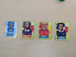 4 Top Panini Sticker Paket WM26