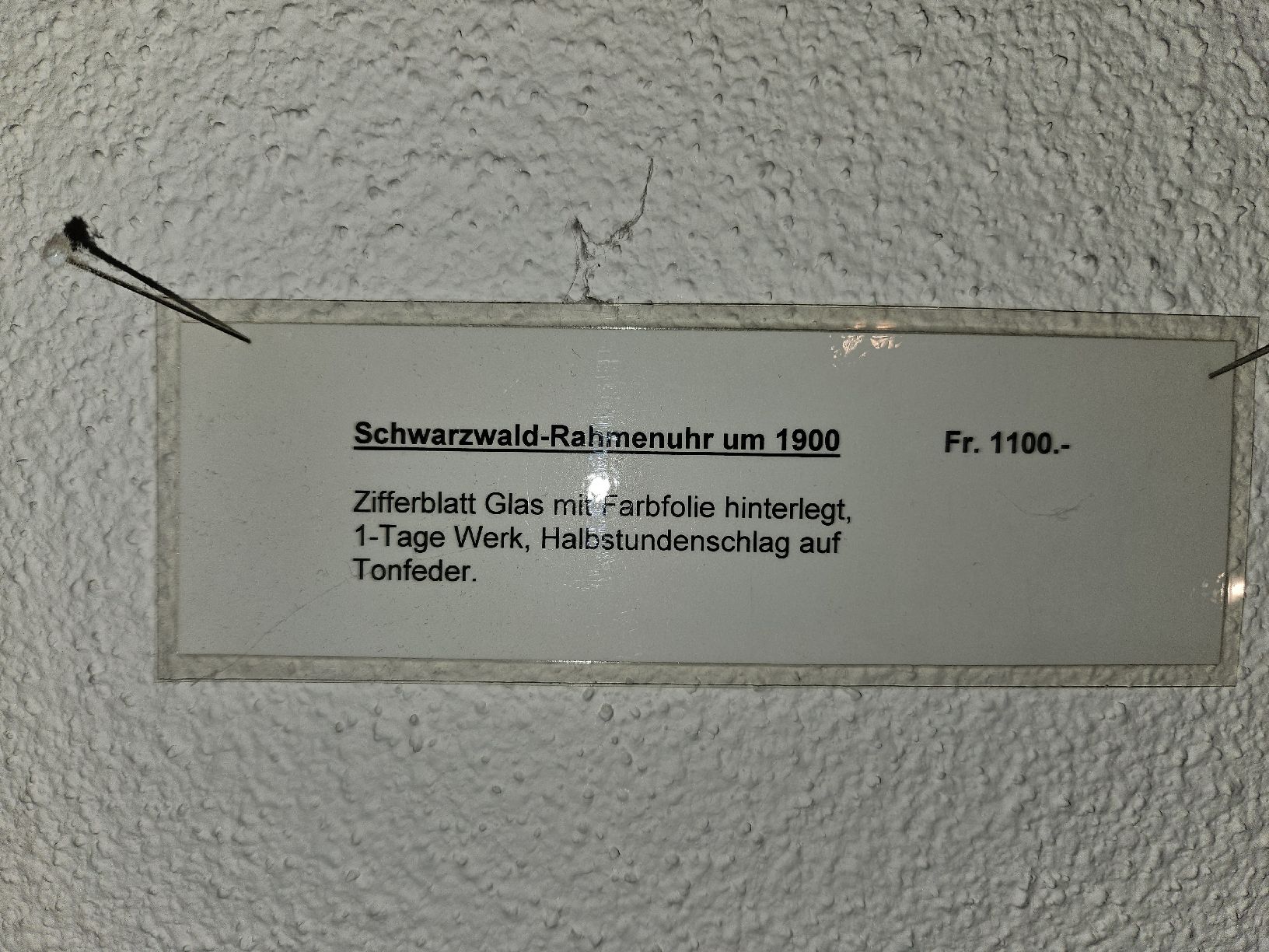Orologi: Schwarzwald - Rahmenuhr um 1900 – Usato da Kriens venduto da gra_fhn7 4