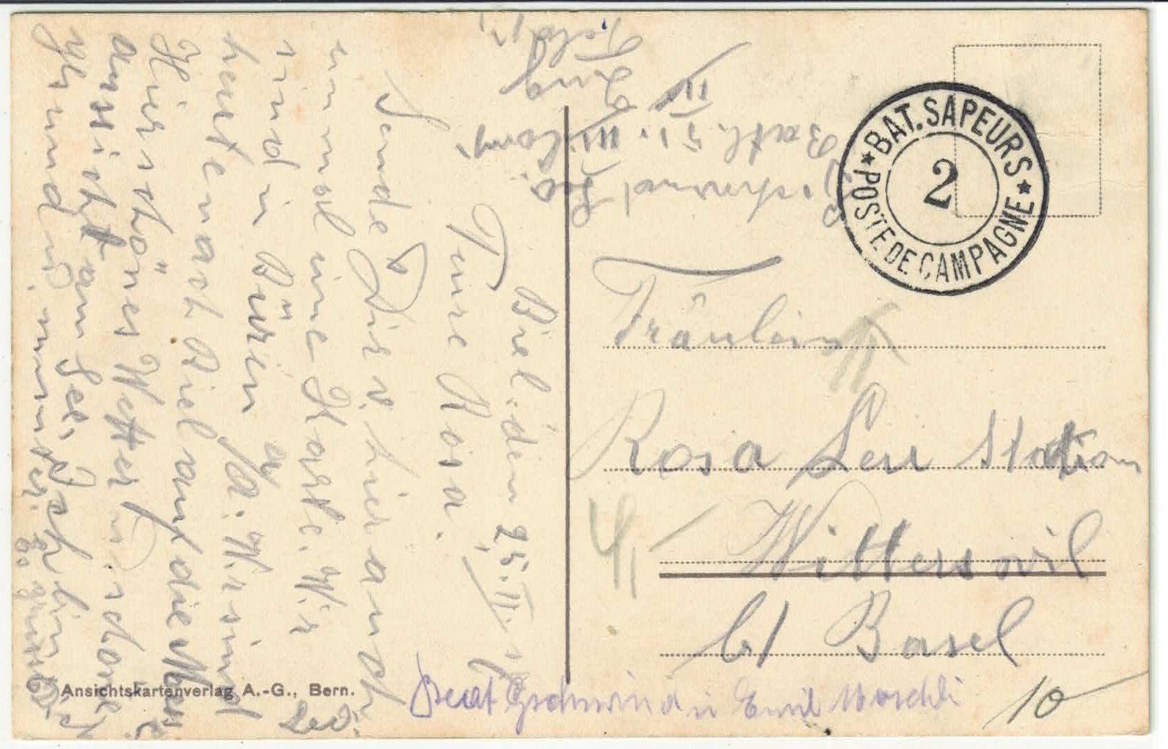 Cartes postales: Biel-Bienne - Vue generale - Litho – D'occasion à Ettingen par Kartenplanet 1