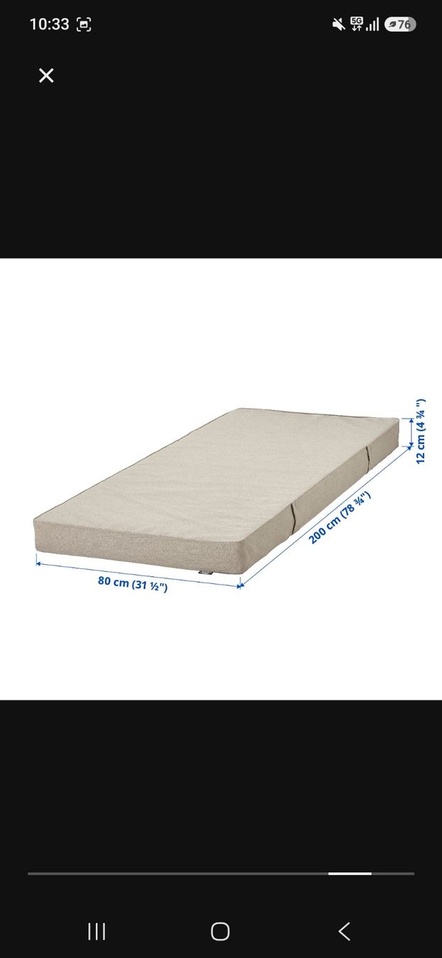 Ikea Materassi: Zwei Taschenfederkernmatratzen 80x200cm – Usato da Wettingen venduto da Nadja_Cristina 1