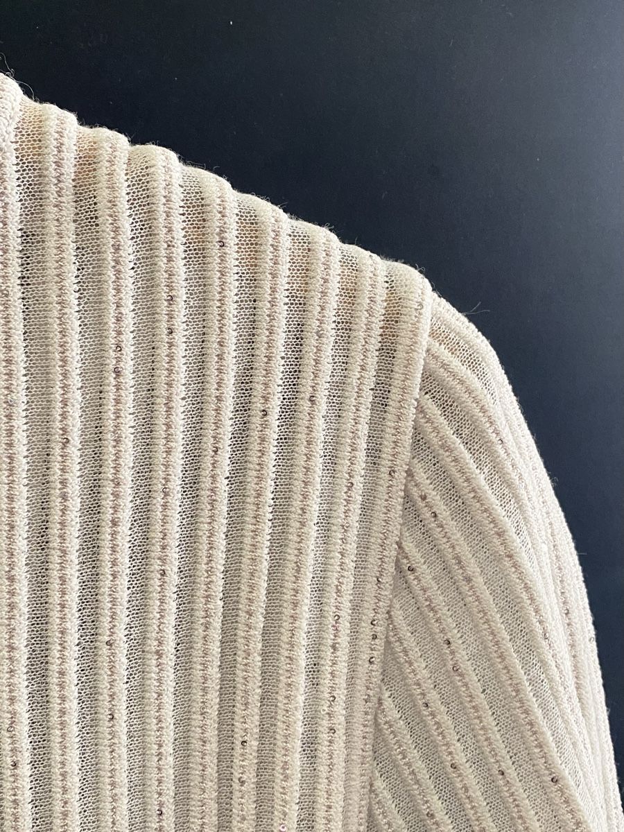 Marc Cain Maglioni & Felpe: Marc Cain  Pullover beige mit Glitzer 38 neu – Nuovo (secondo la descrizione) da Büron venduto da Coerner 3
