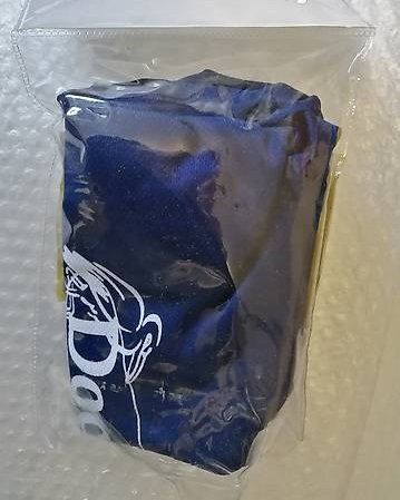Fenderüberzug marineblau, 10 x 30 mit Emblem