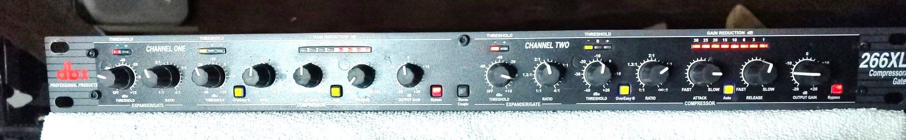 Dbx Equalizer: dbx 266 xl compresseur/gate – Gebraucht aus Zénauva von Alois6