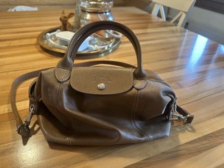 Longchamp Handtasche aus Leder, braun, guter Zustand!