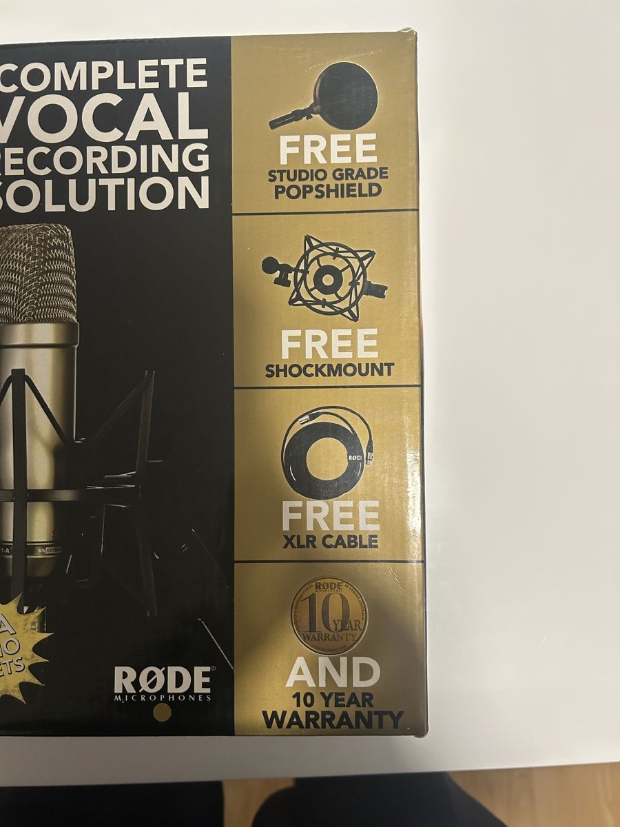 Røde Microfoni: Rode NT1-A Komplettset + Steinberg Interface CI1 – Usato da Winterthur venduto da urt_qtn5 2