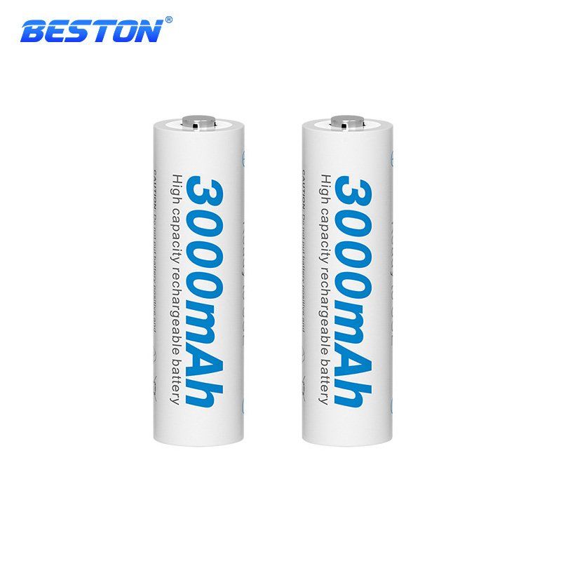 Batterie: 2 Batteries AA 3000mAh capacité haute Rechargeable – Nuovo e nell'imballaggio originale da Morges venduto da DA-mobile