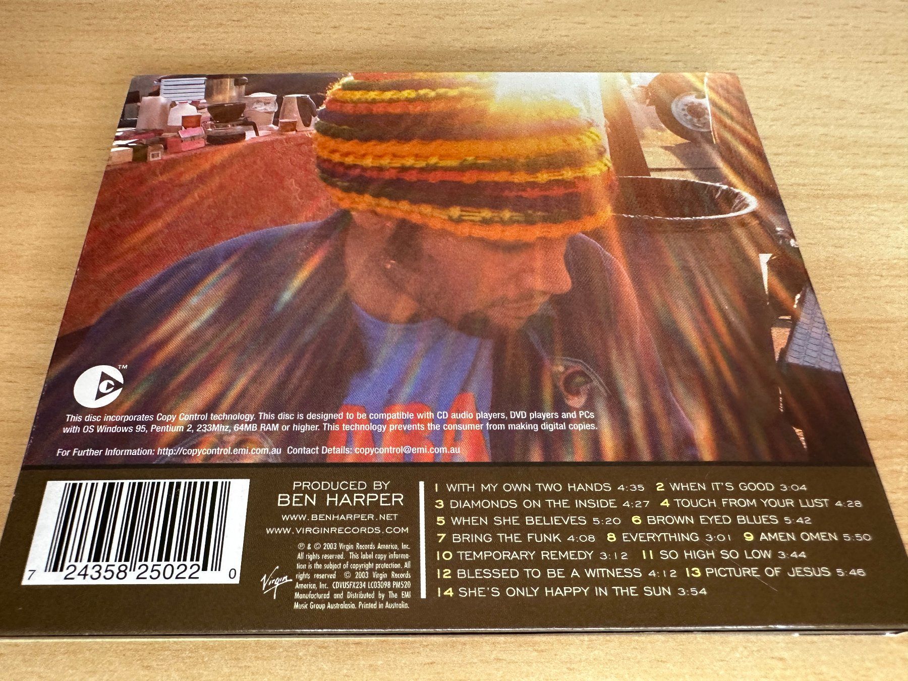 CD: Ben Harper – Diamonds On The Inside – Usato da Rikon im Tösstal venduto da Alpenmutz 1