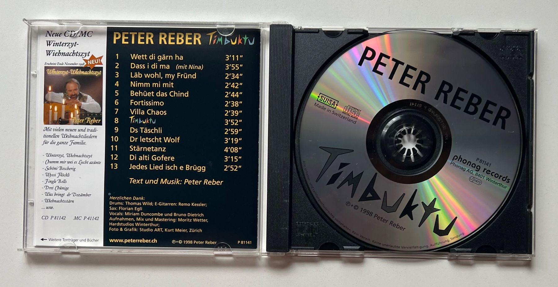 CD: Peter Reber / Timbuktu – Usato da Näfels venduto da rottabi 2