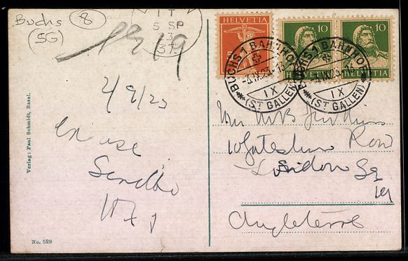 Cartes postales: AK Buchs, Straßenpartie – D'occasion à Berlin par bartko-reher 1