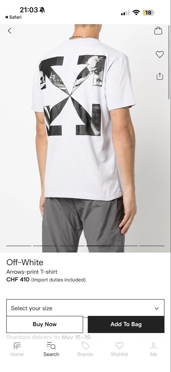 Off-White T-shirt: Off-White T-Shirt (Limited Edition) – Usato da Erlen venduto da Ale_TCG 3
