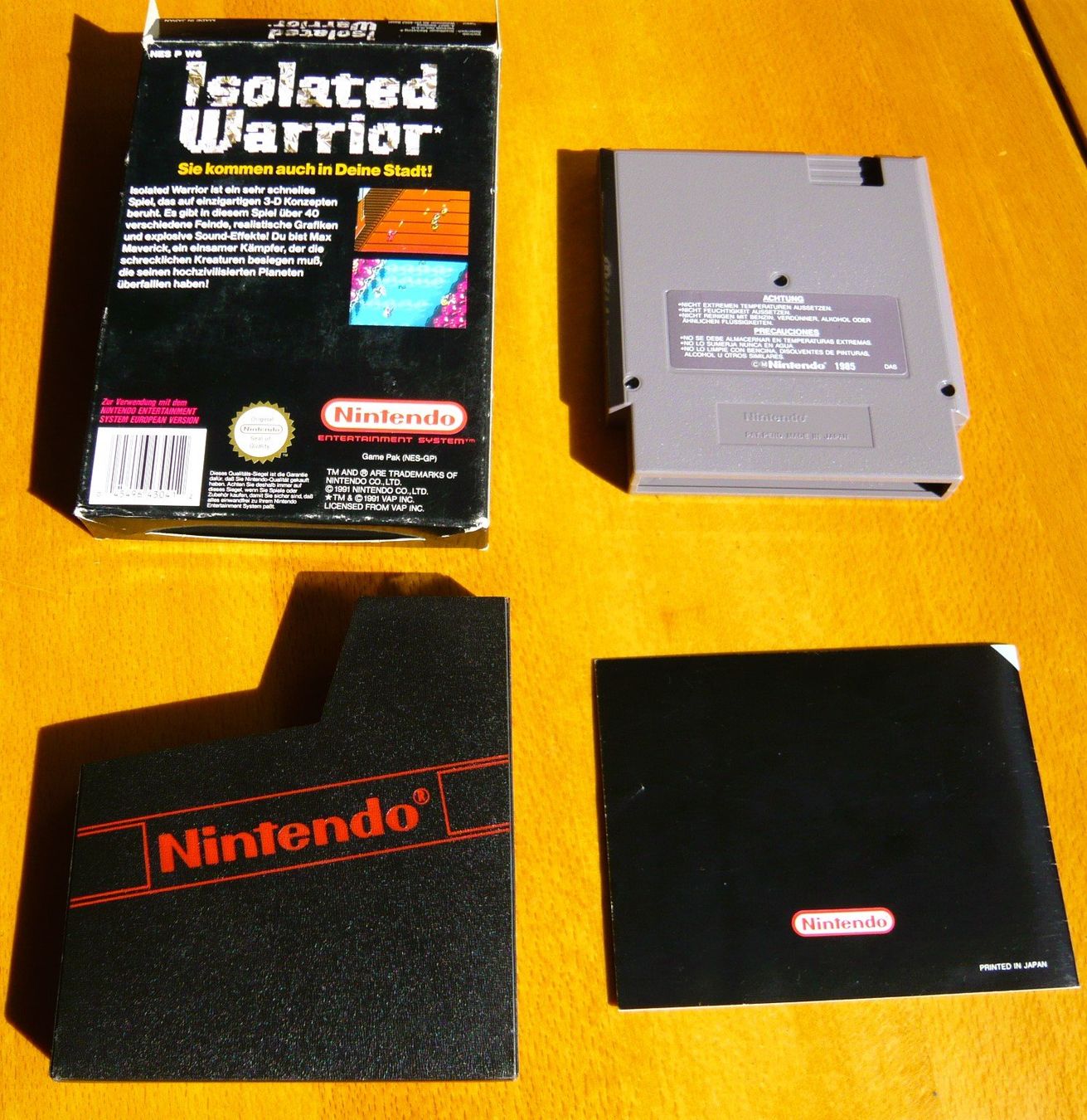 Nintendo Giochi: NES : Isolated Warrior, CIB, TB état – Usato da Onex venduto da Jaguar1986 1