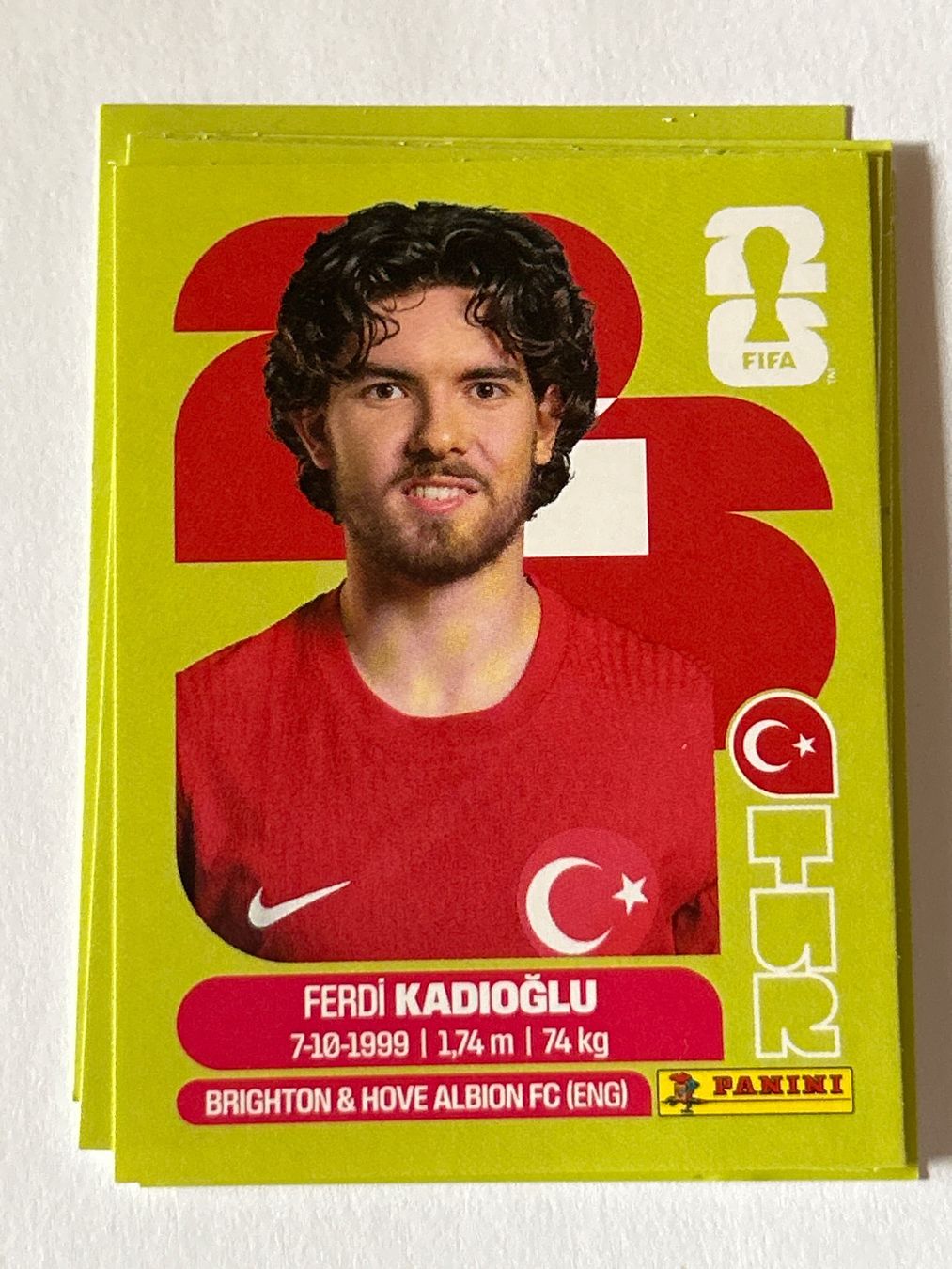 Panini Carte collezionabili: Panini WM 2026 Sticker - Kadioglu TUR 8 – Nuovo (secondo la descrizione) da Troistorrents venduto da sim_d75d