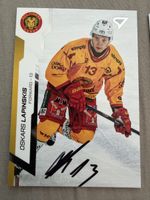 Hockey Card Oskars Lapinskis SCL Tigers signiert