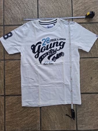 Herren T-Shirt weiss Grösse L mit Print neuwertig