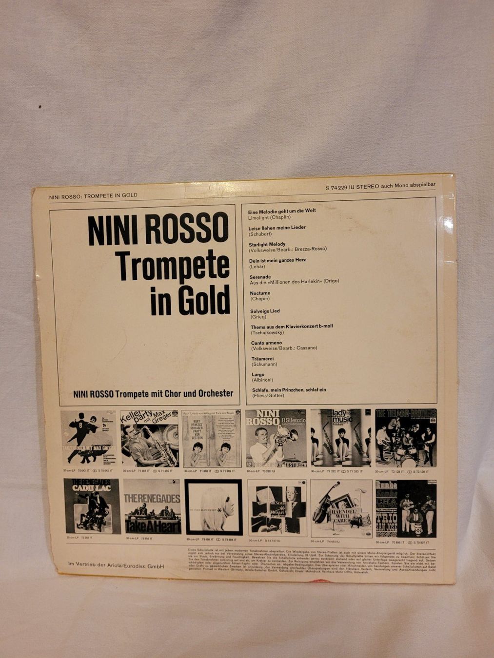 Dischi in vinile: Nini Rosso: "Trompette in Gold" - Vinyle LP – Usato da La Chaux-de-Fonds venduto da reu_kx5l 6