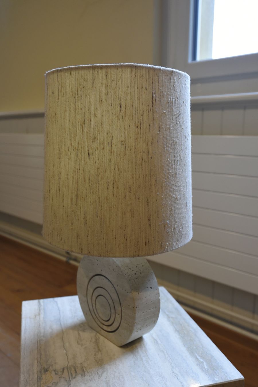 Lampade: Designklassiker Travertin Lampe Fratelli Manelli – Usato da Lichtensteig venduto da Polsterwerk 3