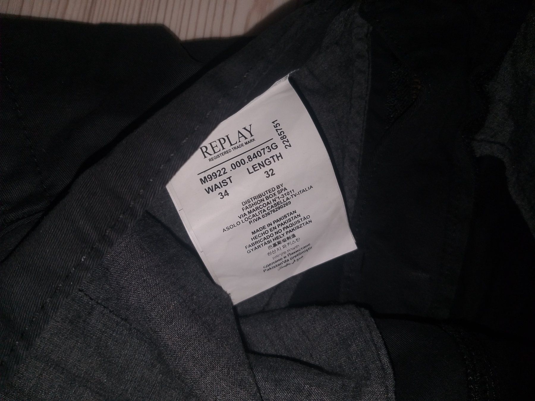 Replay Jeans: REPLAY  Cargo  Taille / Grosse W 34 L 32 – Usato da Cossonay-ville venduto da Super-Price-Quality 8