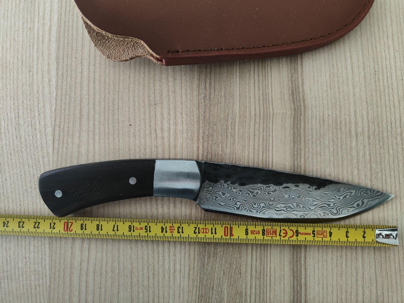Accessori: Damastmesser mit Kunstlederscheide, Neuwertig – Usato da Emmen venduto da Mocck 8