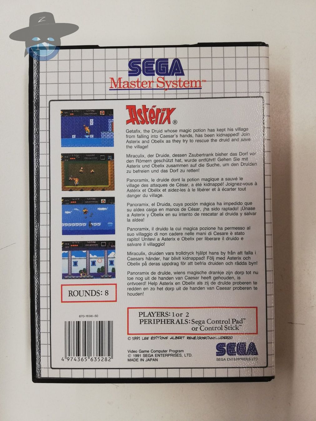 Sega Giochi: Asterix / Sega Master Sytem SMS – Usato da St. Gallen venduto da zorro_dc 1
