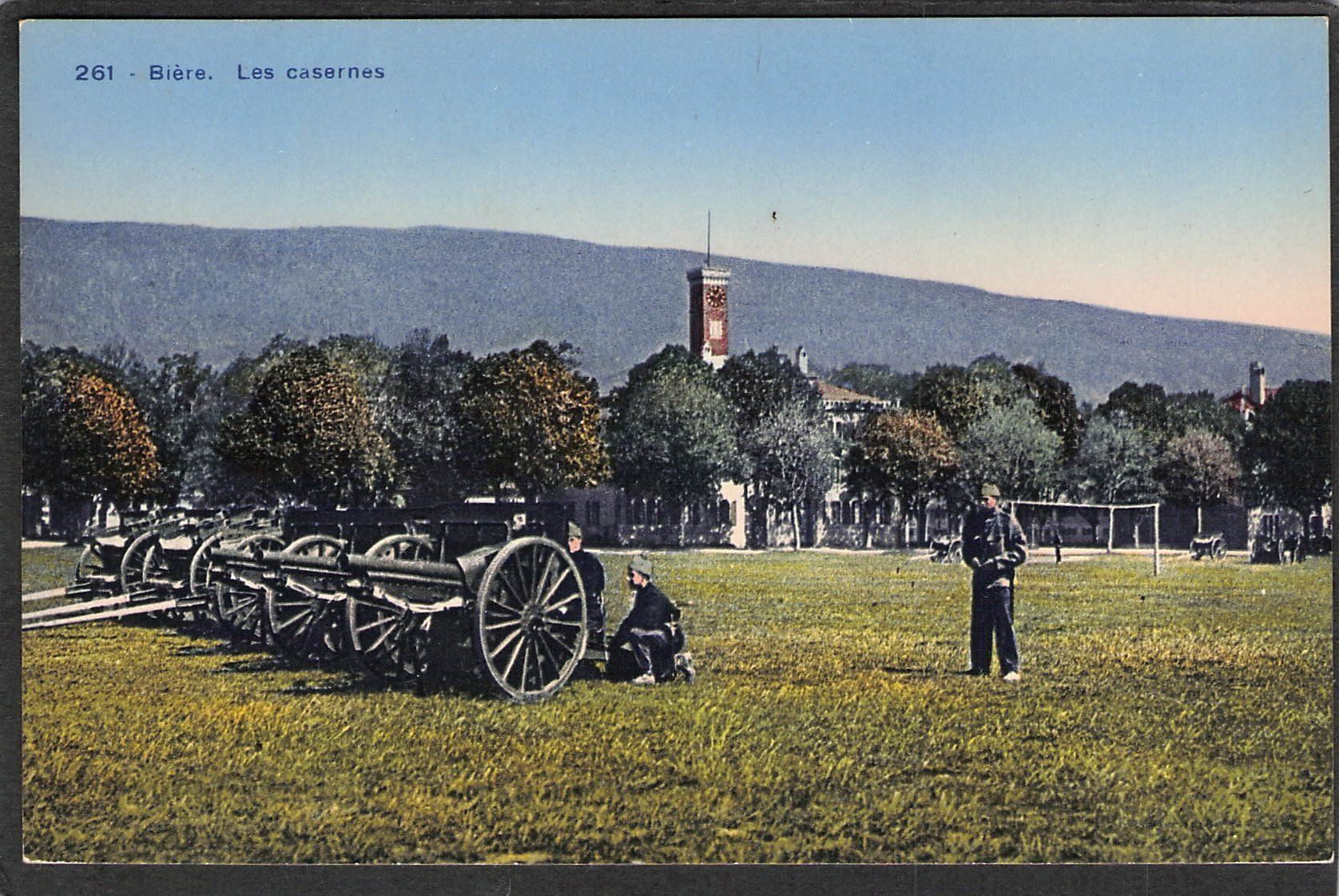 Cartoline postali: Militär Biére , Les casernes – Usato da Reichenburg venduto da ibiza18