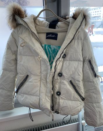 Jet Set Winterjacke mit Pelzkragen, Grösse XS - Top Zustand!