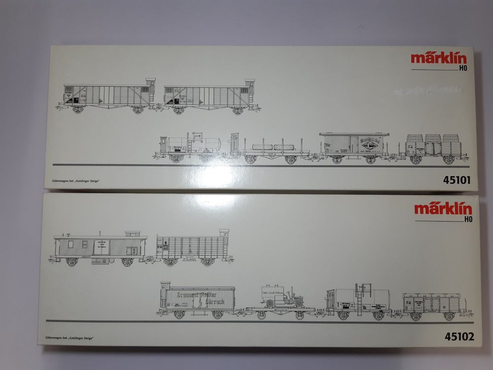 Märklin 45101 + 45102, 2 Güterwagen-Set (Gebraucht) in Lostorf für CHF ...