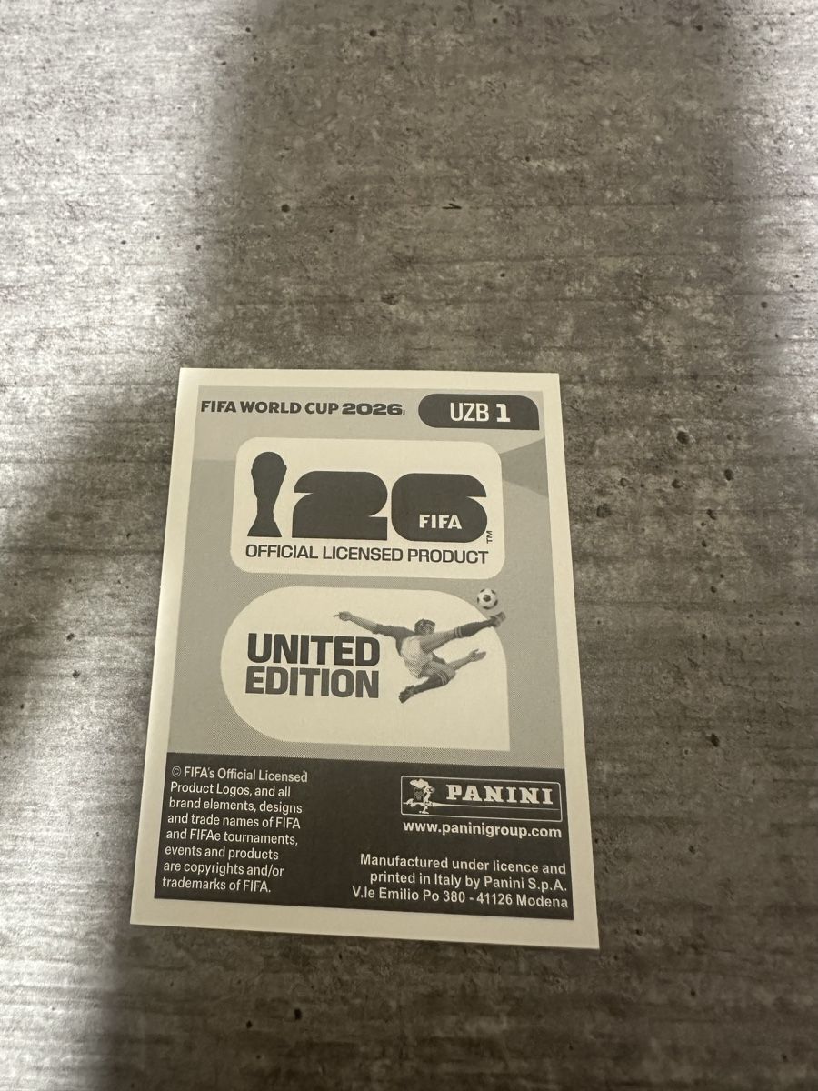 Panini Carte collezionabili: UZB 1 , FIFA WORLD CUP 2026 PANINI  – Nuovo (secondo la descrizione) da Frauenfeld venduto da 1PegPeg1 1