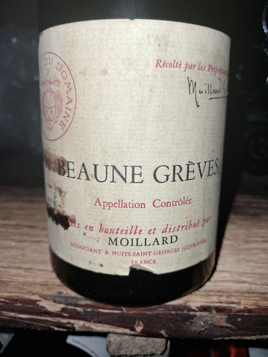 Vino: Beaune Grèves 1er Cru Moillard 1973    – Nuovo e nell'imballaggio originale da Le locle venduto da juliensaran 1