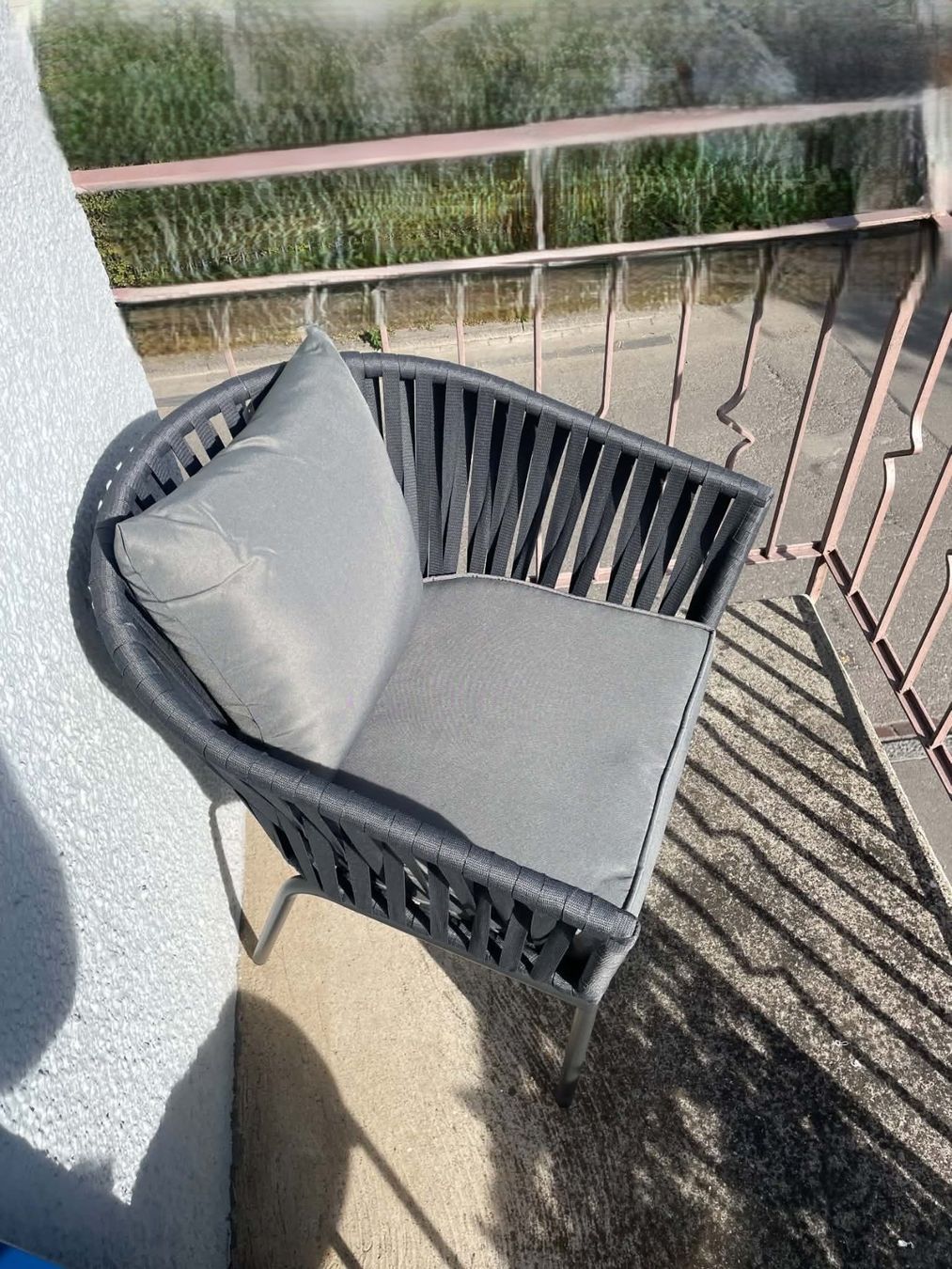 Sedie: 2 Gartenstühle mit Kissen anthrazit – Nuovo e nell'imballaggio originale da Zürich venduto da mar_6szv 1